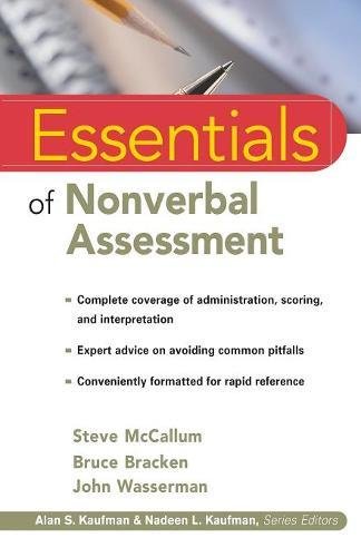 Essentials of Nonverbal Assessment [Paperback]