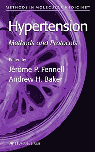 Hypertension Methods and Protocols [Hardcover]
