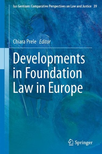 Developments in Foundation Law in Europe [Hardcover]