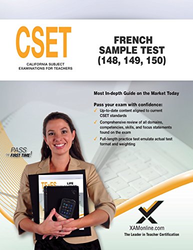 CSET French Sample Test (148, 149, 150) [Paperback]