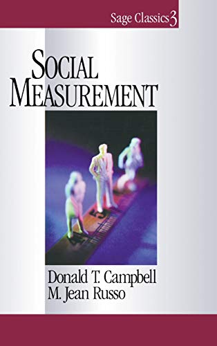 Social Measurement [Hardcover]