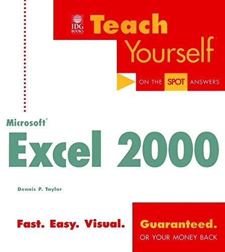 Teach Yourself Microsoft Excel 2000 [Paperback]