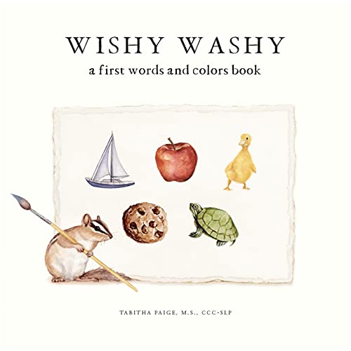 Wishy Washy A Board Book of First Words and Colors for Growing Minds [Board book]