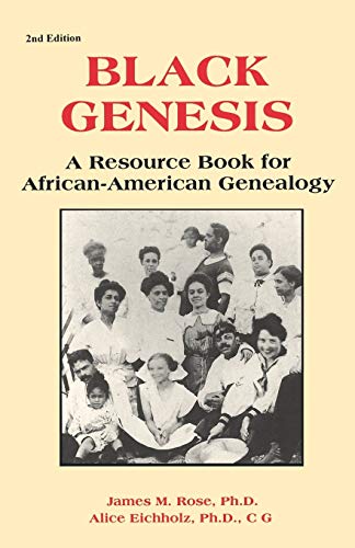 Black Genesis A Resource Book For African-American Genealogy (gale Genealogy An [Paperback]