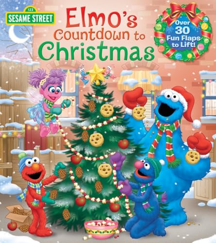 Elmo's Countdown to Christmas (Sesame Street) [Board book]