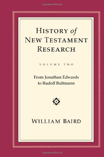 History Of New Testament Research, Volume 2 (history Of New Testament Research) [Hardcover]