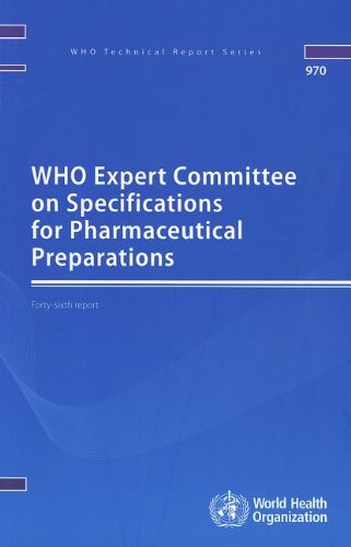 WHO Expert Committee on Specifications for Pharmaceutical Preparations Forty-si [Paperback]