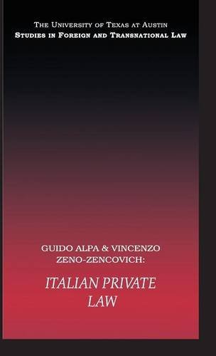Italian Private Law [Hardcover]