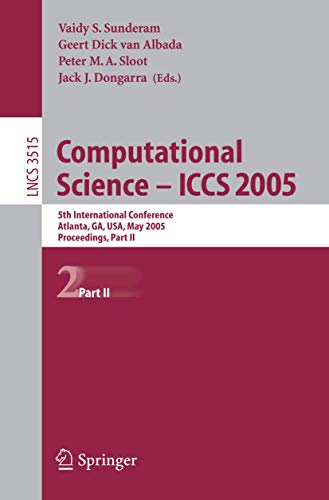 Computational Science -- ICCS 2005 5th International Conference, Atlanta, GA, U [Paperback]