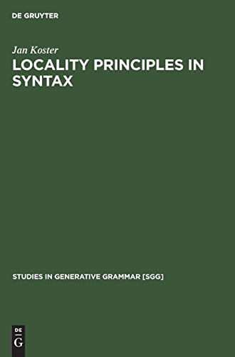 Locality Principles in Syntax [Hardcover]