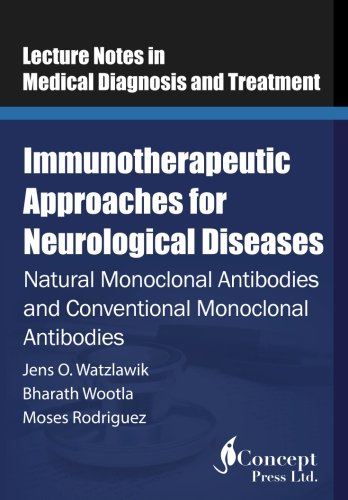 Immunotherapeutic Approaches For Neurological Diseases Natural Monoclonal Antib [Paperback]