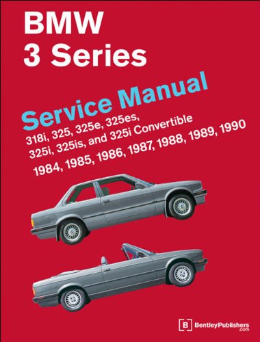 BMW 3 Series Service Manual 1984-1990 [Paperback]