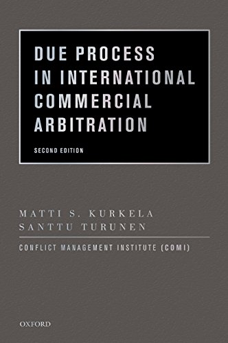 Due Process in International Commercial Arbitration [Hardcover]