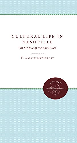 Cultural Life In Nashville On The Eve Of The Civil War (enduring Editions) [Paperback]