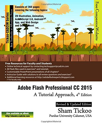 Adobe Flash Professional Cc 2015 A Tutorial Approach [Paperback]