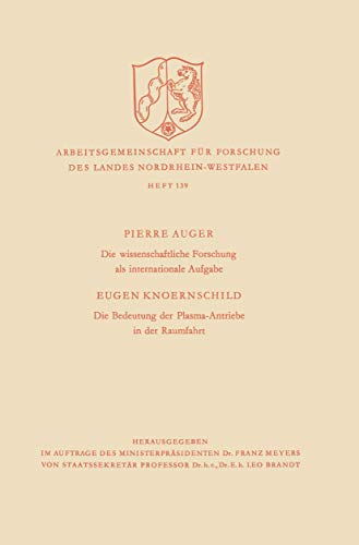 Die wissenschaftliche Forschung als internationale Aufgabe. Die Bedeutung der Pl [Paperback]