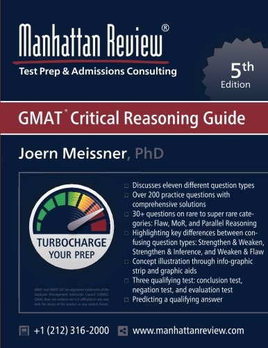 Manhattan Review GMAT Critical Reasoning Guide [5th Edition] [Paperback]