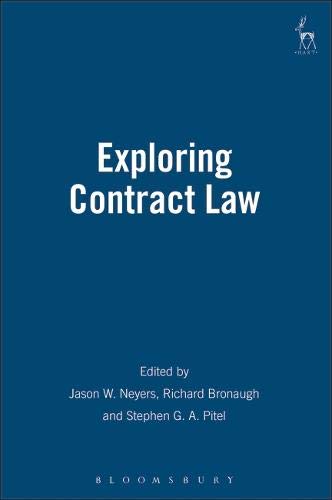 Exploring Contract Law [Hardcover]