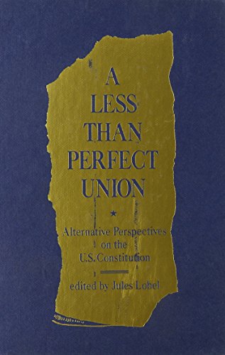 Less Than Perfect Union [Hardcover]