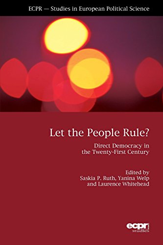 Let the People Rule  Direct Democracy in the Twenty-First Century [Paperback]