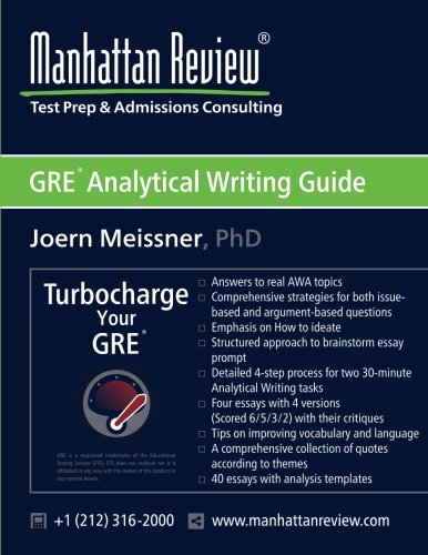Manhattan Review GRE Analytical Writing Guide  Answers to Real AWA Topics [Paperback]