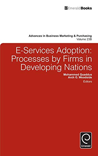 E-Services Adoption Processes By Firms In Developing Nations Part B (advances  [Hardcover]