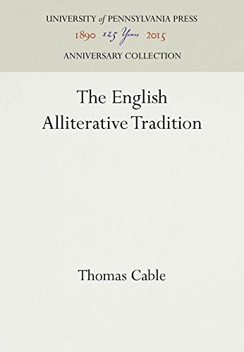 English Alliterative Tradition [Hardcover]