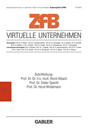 Virtuelle Unternehmen [Paperback]