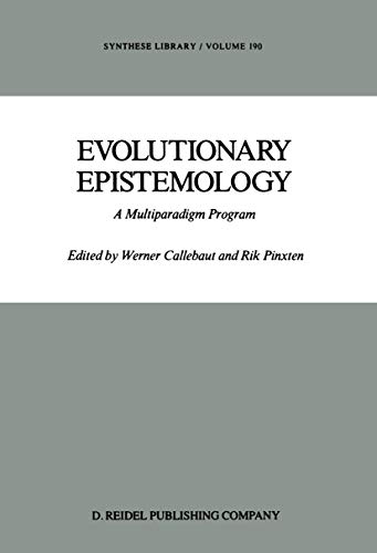 Evolutionary Epistemology A Multiparadigm Program [Paperback]