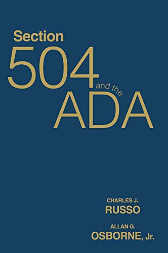 Section 504 and the ADA [Hardcover]