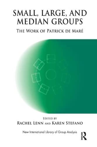 Small, Large and Median Groups The Work of Patrick de Mare [Paperback]