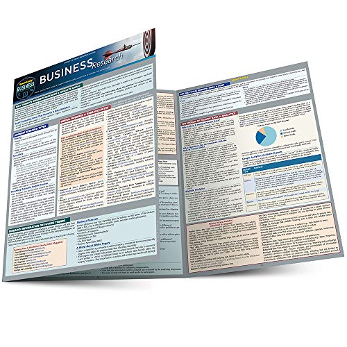 Business Research a QuickStudy Laminated Reference Guide [Fold-out book or cha]