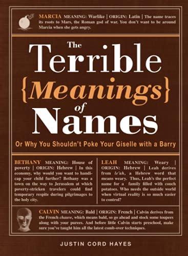 The Terrible Meanings of Names Or Why You Shouldn&39t Poke Your Giselle with  [Paperback]