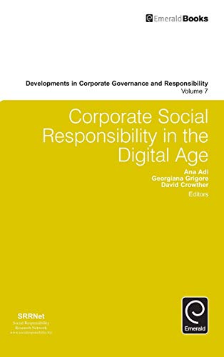 Corporate Social Responsibility In The Digital Age (developments In Corporate Go [Hardcover]