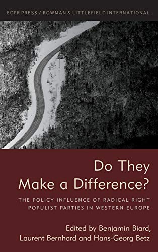 Do They Make a Difference The Policy Influence of Radical Right Populist Parti [Hardcover]