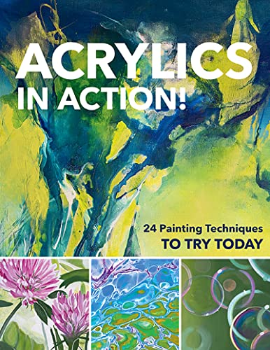 Acrylics in Action 24 Painting Techniques to Try Today [Paperback]