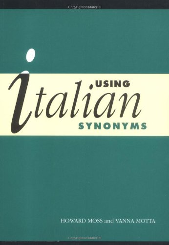 Using Italian Synonyms [Paperback]