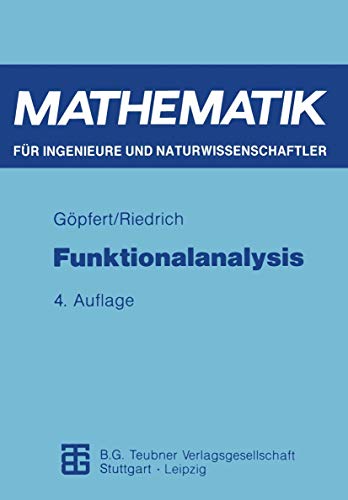 Funktionalanalysis [Paperback]