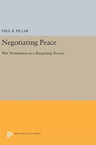 Negotiating Peace War Termination as a Bargaining Process [Hardcover]