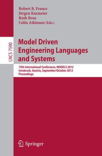 Model Driven Engineering Languages and Systems 15th International Conference, M [Paperback]