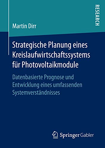 Strategische Planung eines Kreislaufwirtschaftssystems fr Photovoltaikmodule D [Paperback]