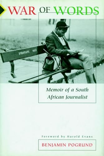 War of Words Memoir of a South African Journalist [Hardcover]