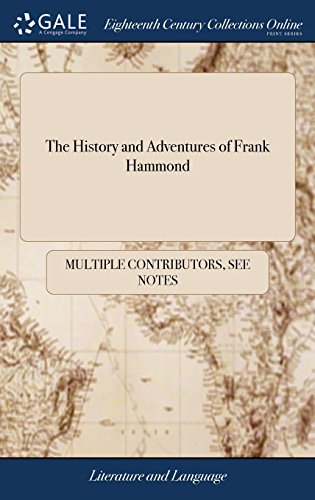 History and Adventures of Frank Hammond [Hardcover]