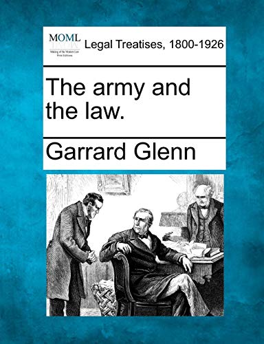 army and the Law [Paperback]