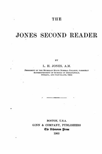 The Jones Second Reader [Paperback]