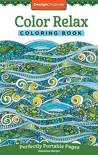 Color Relax Coloring Book Perfectly Portable Pages [Paperback]