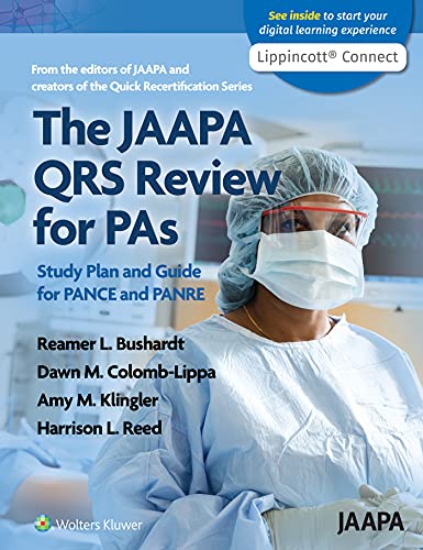 The JAAPA QRS Review for PAs Study Plan and Guide for PANCE and PANRE [Paperback]