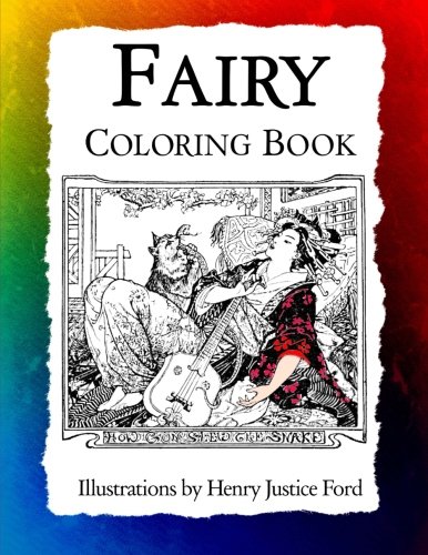 Fairy Coloring Book Art Nouveau Illustrations By Henry Justice Ford (historic I [Paperback]