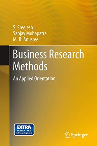 Business Research Methods An Applied Orientation [Hardcover]