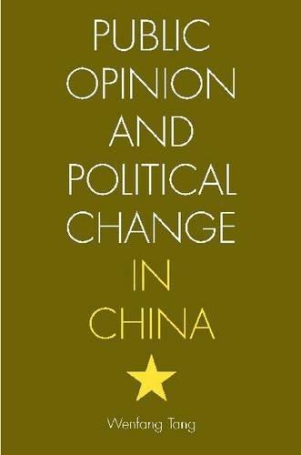 Public Opinion and Political Change in China [Paperback]